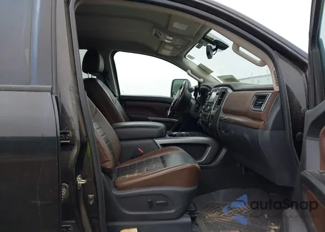 2016 Nissan Titan Xd Platinum Reserve Diesel z USA, uszkodzony, nr VIN 1N6BA1F49GN500996